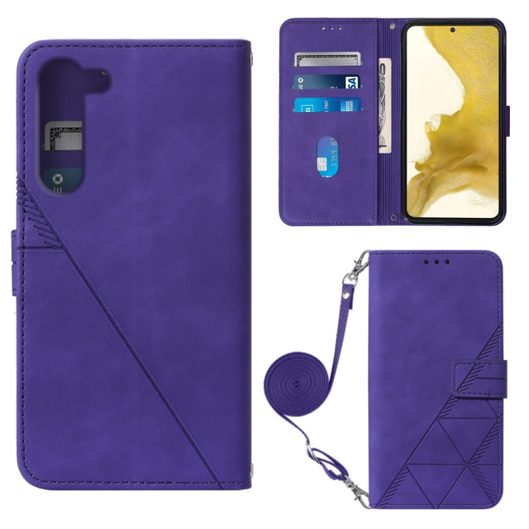 Crossbody 3D Embossed Flip Leather Phone Case, For Samsung Galaxy S23+ 5G, For Samsung Galaxy S23 Ultra 5G, For Sharp Aquos R7 / P7, For Sharp Aquos V6 Plus / V6, For Sharp Aquos Sense7 Plus, For Sharp Aquos Sense7 SH-V48, For Xiaomi Civi 2            ...