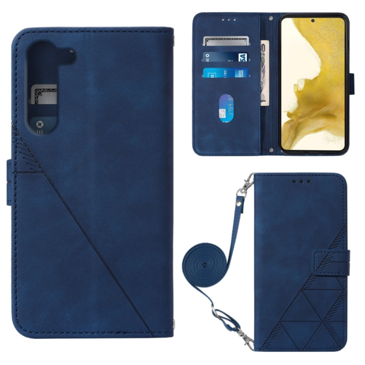Crossbody 3D Embossed Flip Leather Phone Case, For Samsung Galaxy S23+ 5G, For Samsung Galaxy S23 Ultra 5G, For Sharp Aquos R7 / P7, For Sharp Aquos V6 Plus / V6, For Sharp Aquos Sense7 Plus, For Sharp Aquos Sense7 SH-V48, For Xiaomi Civi 2            ...
