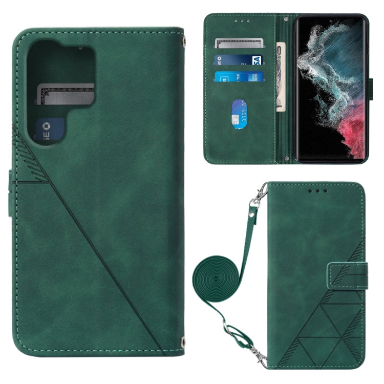 Crossbody 3D Embossed Flip Leather Phone Case, For Samsung Galaxy S23+ 5G, For Samsung Galaxy S23 Ultra 5G, For Sharp Aquos R7 / P7, For Sharp Aquos V6 Plus / V6, For Sharp Aquos Sense7 Plus, For Sharp Aquos Sense7 SH-V48, For Xiaomi Civi 2            ...