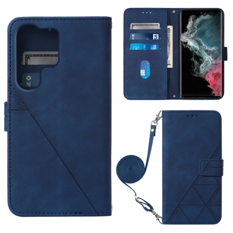 Crossbody 3D Embossed Flip Leather Phone Case, For Samsung Galaxy S23+ 5G, For Samsung Galaxy S23 Ultra 5G, For Sharp Aquos R7 / P7, For Sharp Aquos V6 Plus / V6, For Sharp Aquos Sense7 Plus, For Sharp Aquos Sense7 SH-V48, For Xiaomi Civi 2            ...