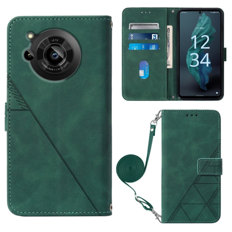 Crossbody 3D Embossed Flip Leather Phone Case, For Samsung Galaxy S23+ 5G, For Samsung Galaxy S23 Ultra 5G, For Sharp Aquos R7 / P7, For Sharp Aquos V6 Plus / V6, For Sharp Aquos Sense7 Plus, For Sharp Aquos Sense7 SH-V48, For Xiaomi Civi 2            ...