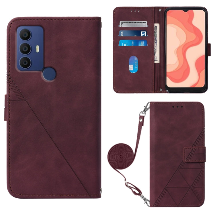 Crossbody 3D Embossed Flip Leather Phone Case, For Samsung Galaxy S23+ 5G, For Samsung Galaxy S23 Ultra 5G, For Sharp Aquos R7 / P7, For Sharp Aquos V6 Plus / V6, For Sharp Aquos Sense7 Plus, For Sharp Aquos Sense7 SH-V48, For Xiaomi Civi 2            ...