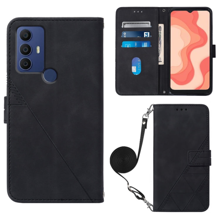 Crossbody 3D Embossed Flip Leather Phone Case, For Samsung Galaxy S23+ 5G, For Samsung Galaxy S23 Ultra 5G, For Sharp Aquos R7 / P7, For Sharp Aquos V6 Plus / V6, For Sharp Aquos Sense7 Plus, For Sharp Aquos Sense7 SH-V48, For Xiaomi Civi 2            ...