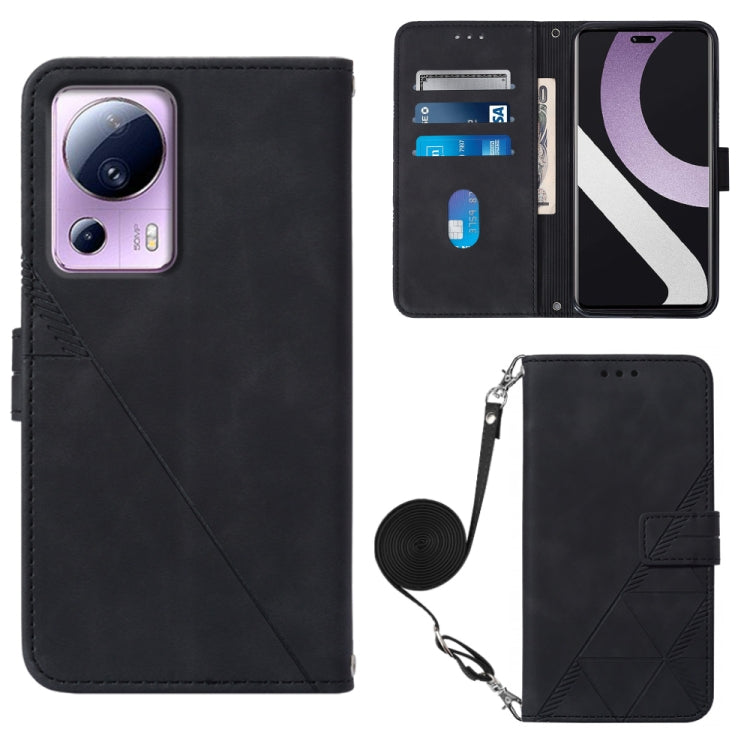 Crossbody 3D Embossed Flip Leather Phone Case, For Samsung Galaxy S23+ 5G, For Samsung Galaxy S23 Ultra 5G, For Sharp Aquos R7 / P7, For Sharp Aquos V6 Plus / V6, For Sharp Aquos Sense7 Plus, For Sharp Aquos Sense7 SH-V48, For Xiaomi Civi 2            ...