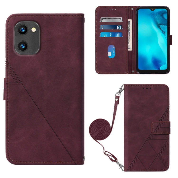 Crossbody 3D Embossed Flip Leather Phone Case, For Xiaomi Poco C40 Global, For Xiaomi 12 Ultra / 12S Ultra, For Xiaomi 12T / 12T Pro / Redmi K50 Ultra, For UMIDIGI A13 / A13 Pro / A13S, For UMIDIGI C1, For UMIDIGI F3 4G / F3 5G / F3 SE / F3S           ...