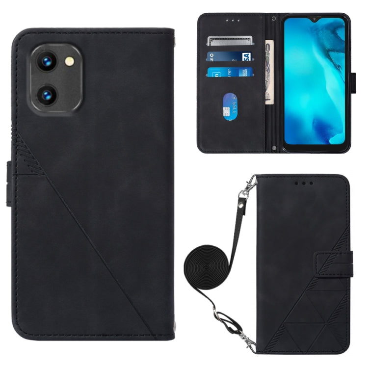 Crossbody 3D Embossed Flip Leather Phone Case, For Xiaomi Poco C40 Global, For Xiaomi 12 Ultra / 12S Ultra, For Xiaomi 12T / 12T Pro / Redmi K50 Ultra, For UMIDIGI A13 / A13 Pro / A13S, For UMIDIGI C1, For UMIDIGI F3 4G / F3 5G / F3 SE / F3S           ...