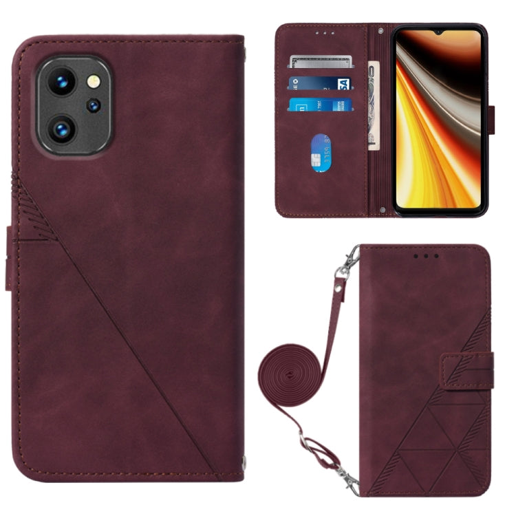 Crossbody 3D Embossed Flip Leather Phone Case, For Xiaomi Poco C40 Global, For Xiaomi 12 Ultra / 12S Ultra, For Xiaomi 12T / 12T Pro / Redmi K50 Ultra, For UMIDIGI A13 / A13 Pro / A13S, For UMIDIGI C1, For UMIDIGI F3 4G / F3 5G / F3 SE / F3S           ...