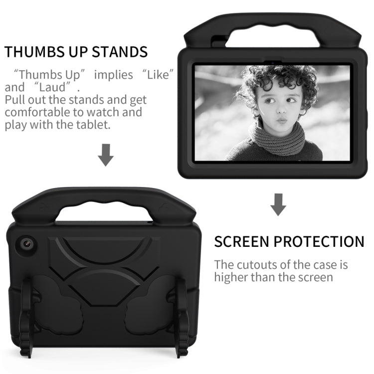 Children EVA Shockproof Tablet Case with Thumb Bracket, For Amazon Kindle Fire 7 2022