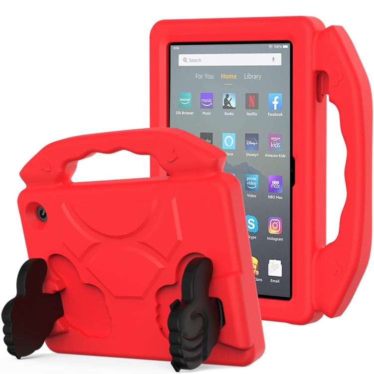 Children EVA Shockproof Tablet Case with Thumb Bracket, For Amazon Kindle Fire 7 2022