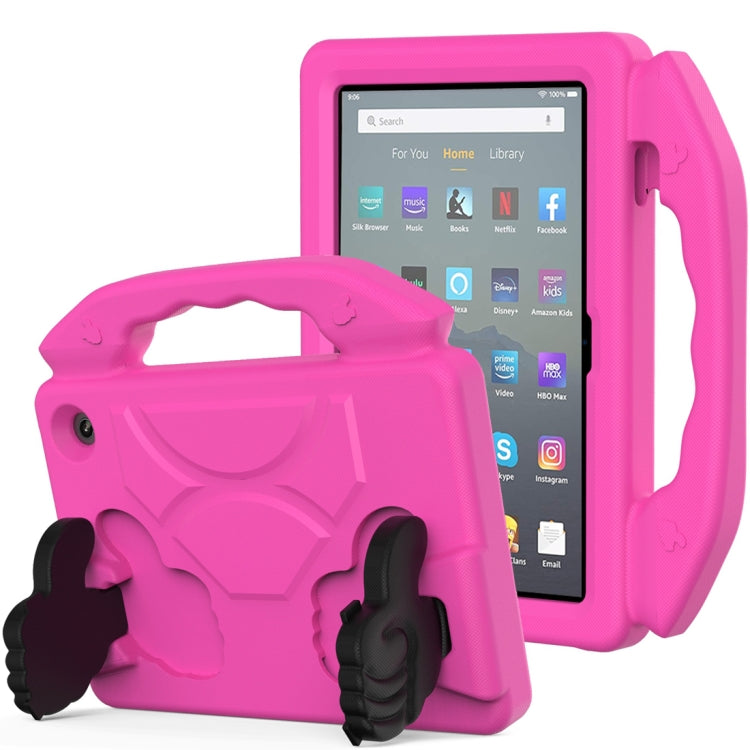 Children EVA Shockproof Tablet Case with Thumb Bracket, For Amazon Kindle Fire 7 2022