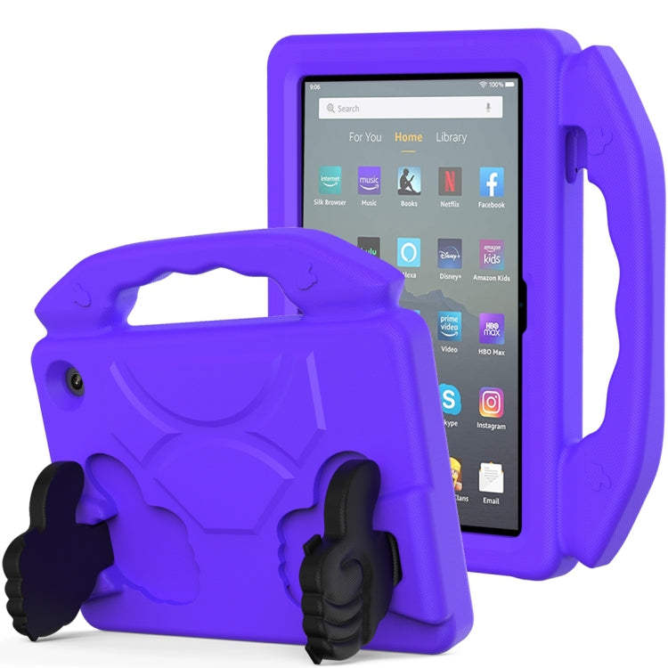 Children EVA Shockproof Tablet Case with Thumb Bracket, For Amazon Kindle Fire 7 2022