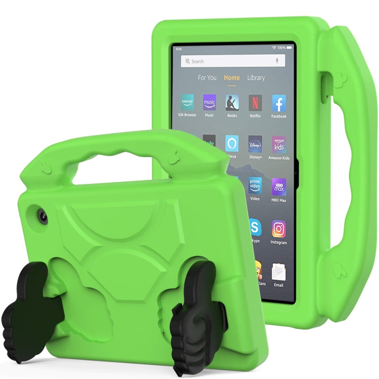 Children EVA Shockproof Tablet Case with Thumb Bracket, For Amazon Kindle Fire 7 2022