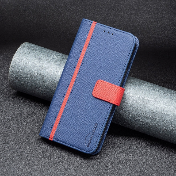 BF13 Color Matching Cross Texture Leather Phone Case, For Samsung Galaxy A54 5G