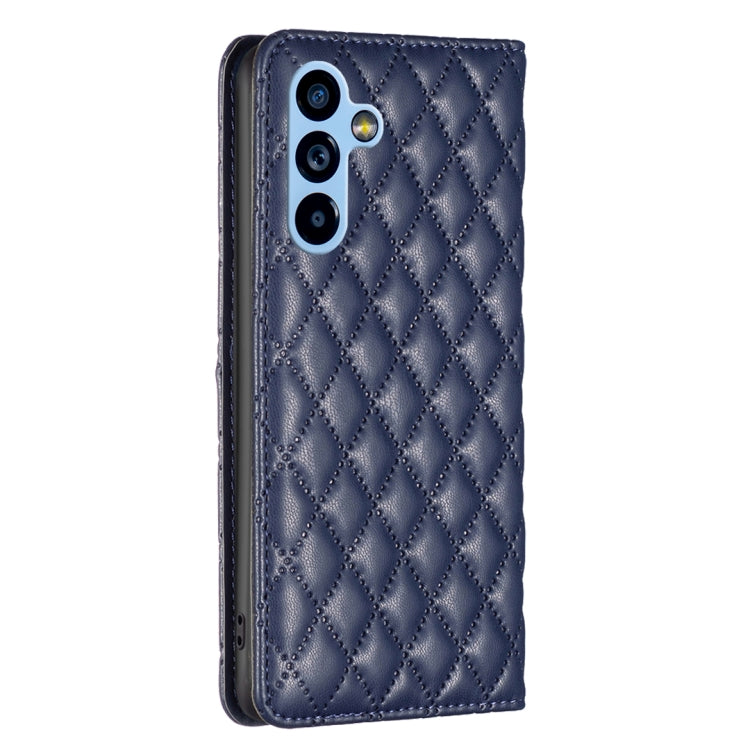 Diamond Lattice Magnetic Leather Flip Phone Case, For Samsung Galaxy A54 5G