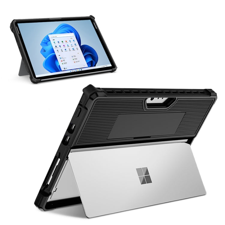 Striped Hollow Tablet Case, For Microsoft Surface Pro 8, For Microsoft Surface Pro 9