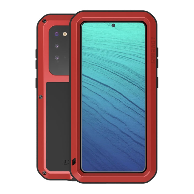 LOVE MEI Metal Shockproof Waterproof Dustproof Protective Case, For Huawei P40, For Huawei P40 Pro, For Samsung Galaxy A51, For Samsung Galaxy A40s, For Samsung Galaxy A50, For Samsung Galaxy A71, For Samsung Galaxy A70s, For Samsung Galaxy S20        ...