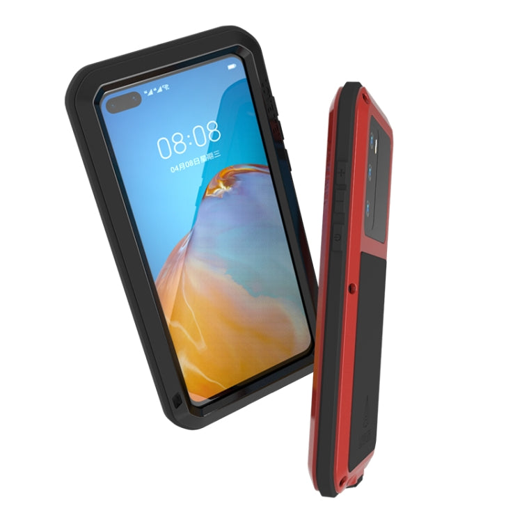 LOVE MEI Metal Shockproof Waterproof Dustproof Protective Case, For Huawei P40, For Huawei P40 Pro, For Samsung Galaxy A51, For Samsung Galaxy A40s, For Samsung Galaxy A50, For Samsung Galaxy A71, For Samsung Galaxy S20, For Samsung Galaxy A70s        ...