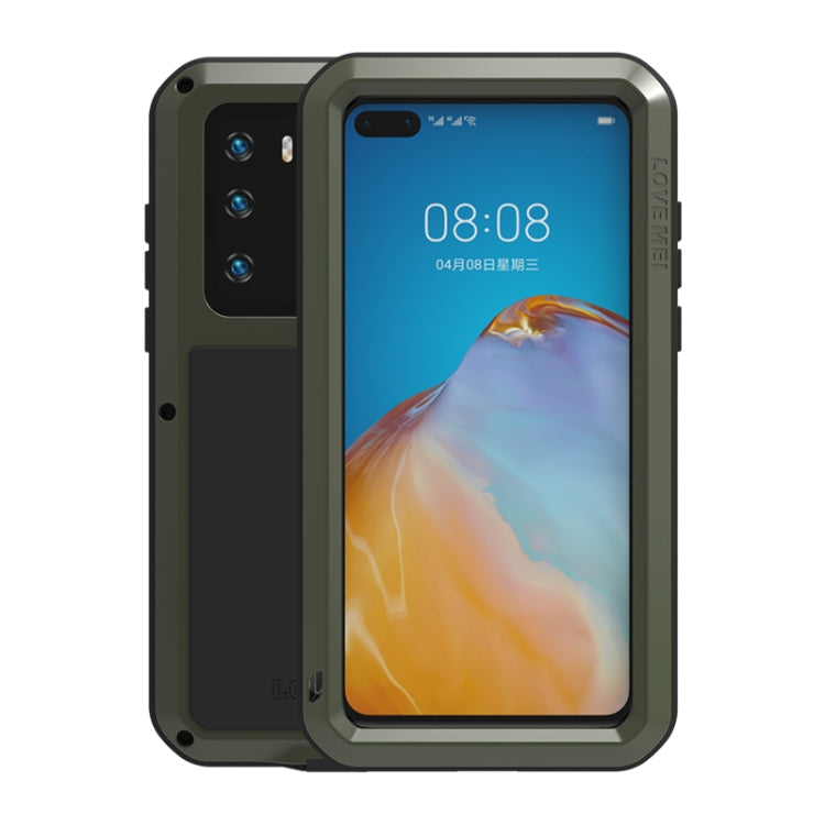 LOVE MEI Metal Shockproof Waterproof Dustproof Protective Case, For Huawei P40, For Huawei P40 Pro, For Samsung Galaxy A51, For Samsung Galaxy A40s, For Samsung Galaxy A50, For Samsung Galaxy A71, For Samsung Galaxy S20, For Samsung Galaxy A70s        ...