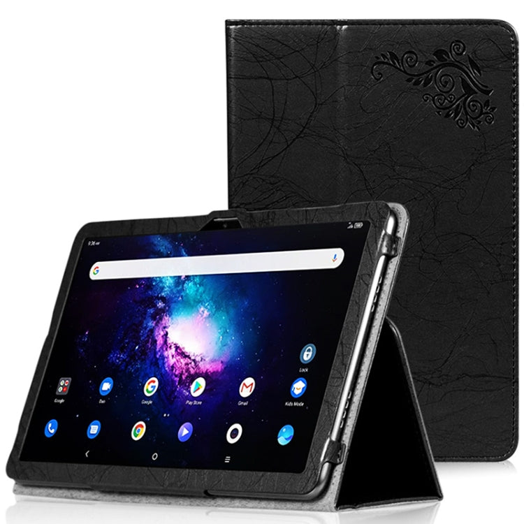 Printed Leather Tablet Case with Holder, For TCL 10 TabMax 4G