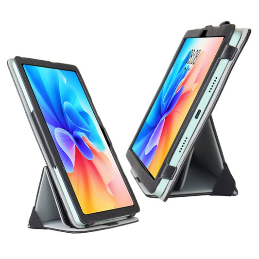 Detachable Horizontal Flip Leather Case with Holder & Bandage, For TCL 10 TabMax 4G