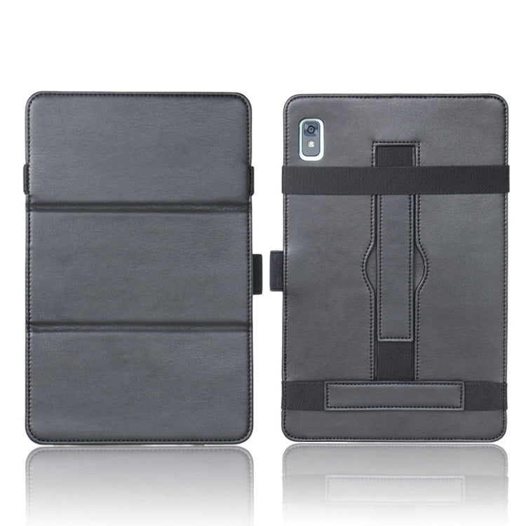 Detachable Horizontal Flip Leather Case with Holder & Bandage, For TCL 10 TabMax 4G