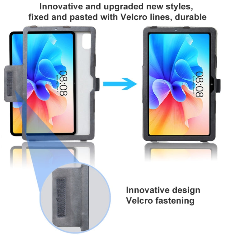 Detachable Horizontal Flip Leather Case with Holder & Bandage, For TCL 10 TabMax 4G