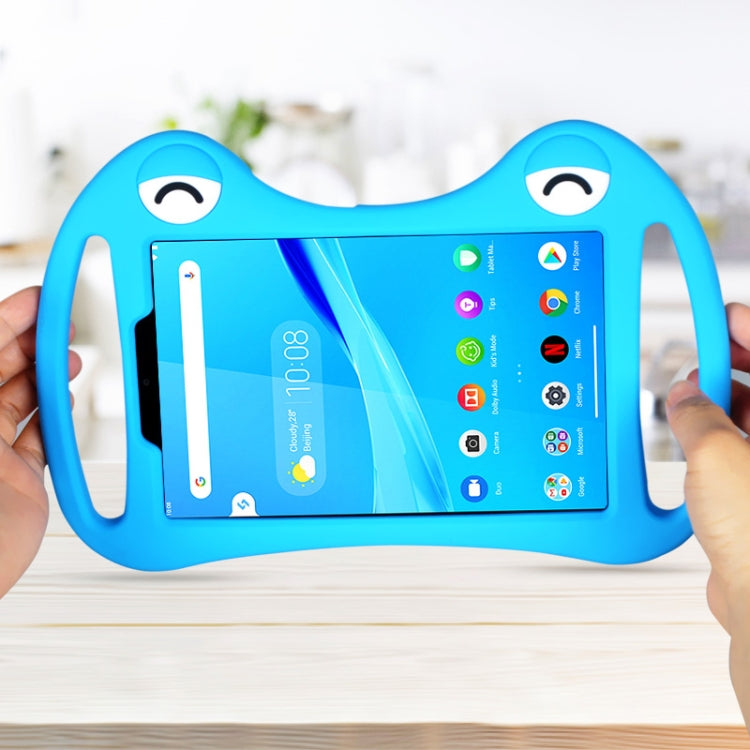 Cartoon Silicone Shockproof Protective Tablet Case with Stand & Handheld, For TCL Tab 8 4G