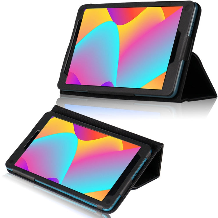 Litchi Texture Tablet Leather Case with Holder, For TCL Tab 8