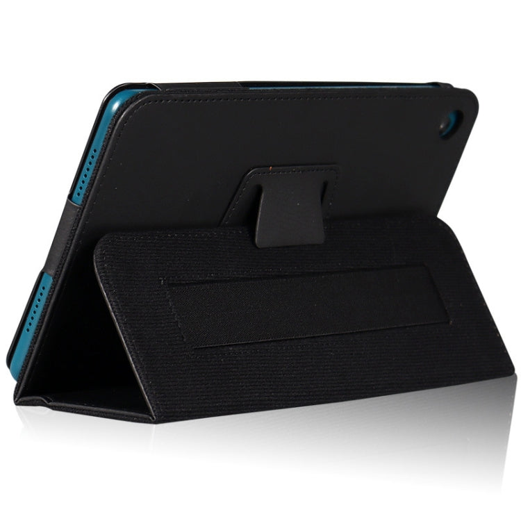 Litchi Texture Tablet Leather Case with Holder, For TCL Tab 8