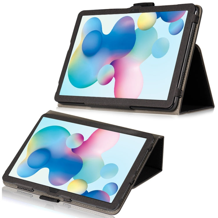 Skin Texture Leather Tablet Case with Holder, For TCL NxtPaper 10s