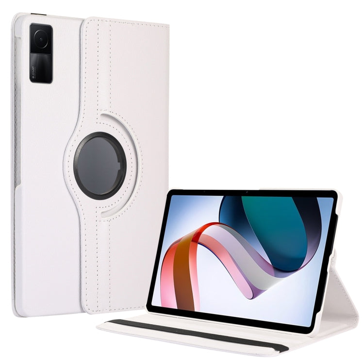 360 Degree Rotation Litchi Texture Leather Tablet Case, For Xiaomi Redmi Pad 10.61