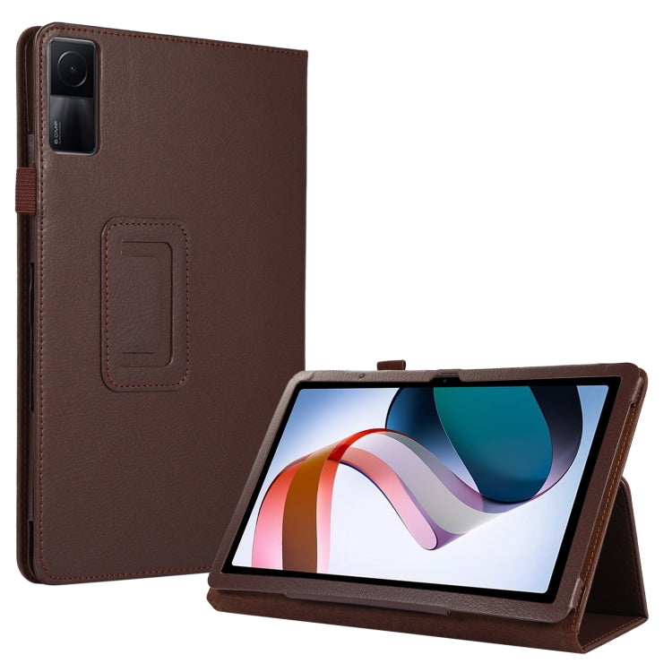 Litchi Texture Leather Tablet Case with Holder, For Xiaomi Redmi Pad 10.61