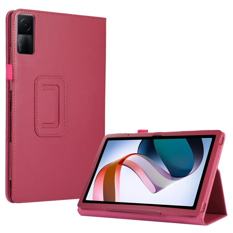 Litchi Texture Leather Tablet Case with Holder, For Xiaomi Redmi Pad 10.61
