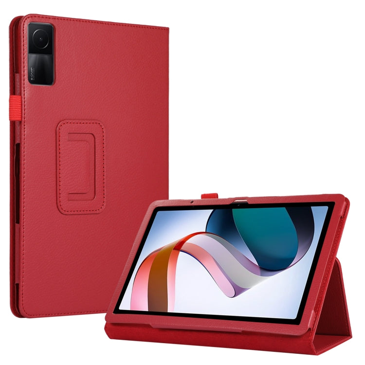 Litchi Texture Leather Tablet Case with Holder, For Xiaomi Redmi Pad 10.61