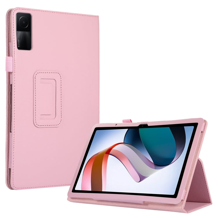 Litchi Texture Leather Tablet Case with Holder, For Xiaomi Redmi Pad 10.61