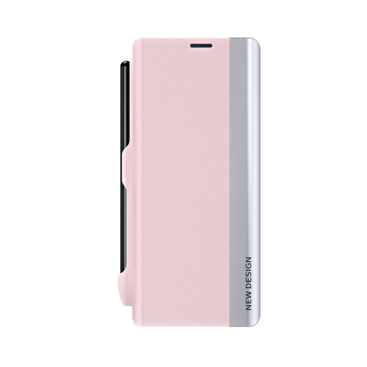 Shockproof Full Coverage Leather Phone Case with Pen Slot, For Samsung Galaxy Z Fold3 5G, For Samsung Galaxy Z Fold4