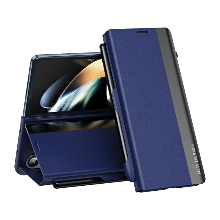 Shockproof Full Coverage Leather Phone Case with Pen Slot, For Samsung Galaxy Z Fold3 5G, For Samsung Galaxy Z Fold4