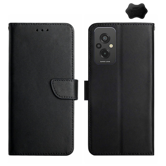 Genuine Leather Fingerprint-proof Flip Phone Case, For Xiaomi Redmi 11 Prime 4G, For Xiaomi Redmi 11 Prime 5G, For Xiaomi Redmi Note 12 China, For Xiaomi Redmi Note 12 Pro 5G China, For Xiaomi Redmi Note 12 Pro+ China/12 Explorer                       ...