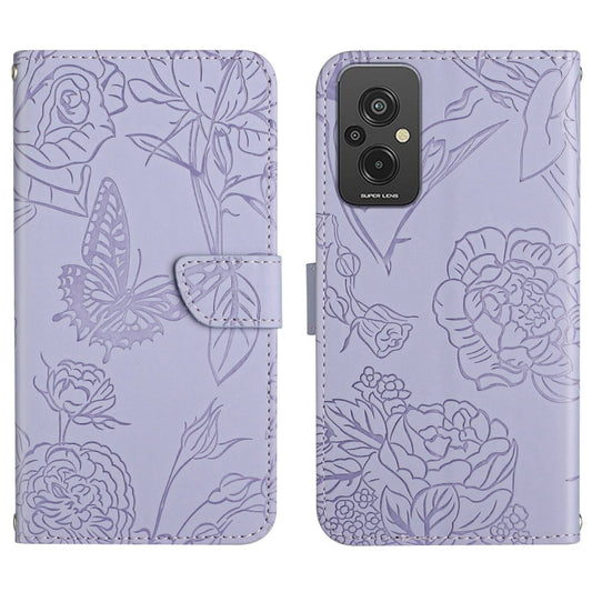 HT03 Skin Feel Butterfly Embossed Flip Leather Phone Case, For Xiaomi Redmi 11 Prime 4G, For Xiaomi Redmi 11 Prime 5G, For Xiaomi Redmi Note 12 China, For Xiaomi Redmi Note 12 Pro 5G China, For Xiaomi Redmi Note 12 Pro+ China/Note 12 Explorer          ...