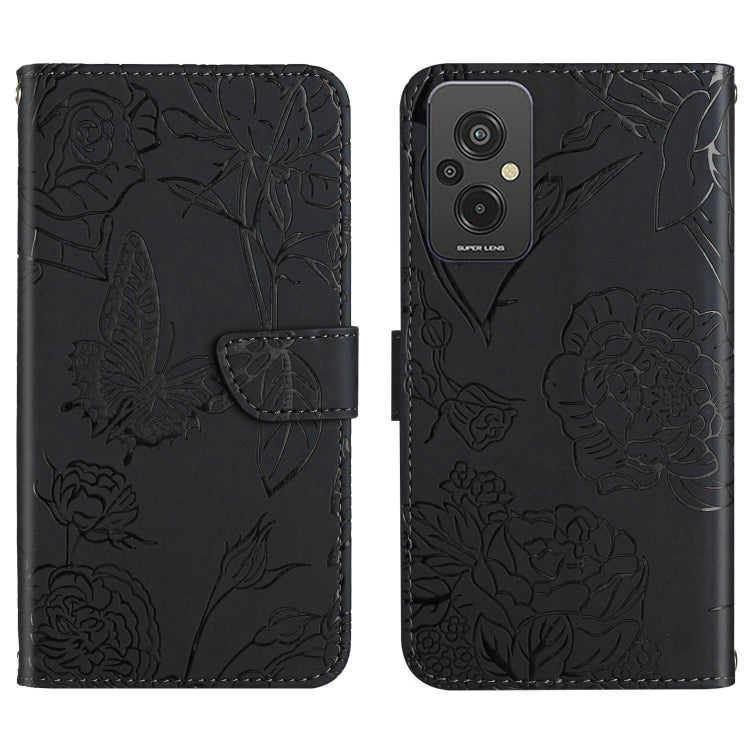 HT03 Skin Feel Butterfly Embossed Flip Leather Phone Case, For Xiaomi Redmi 11 Prime 4G, For Xiaomi Redmi 11 Prime 5G, For Xiaomi Redmi Note 12 China, For Xiaomi Redmi Note 12 Pro 5G China, For Xiaomi Redmi Note 12 Pro+ China/Note 12 Explorer          ...