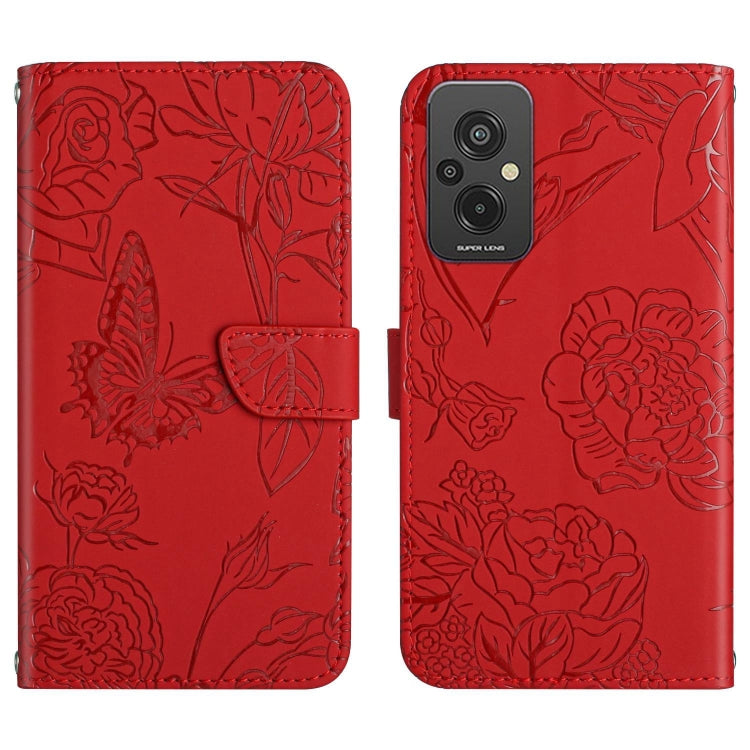 HT03 Skin Feel Butterfly Embossed Flip Leather Phone Case, For Xiaomi Redmi 11 Prime 4G, For Xiaomi Redmi 11 Prime 5G, For Xiaomi Redmi Note 12 China, For Xiaomi Redmi Note 12 Pro 5G China, For Xiaomi Redmi Note 12 Pro+ China/Note 12 Explorer          ...