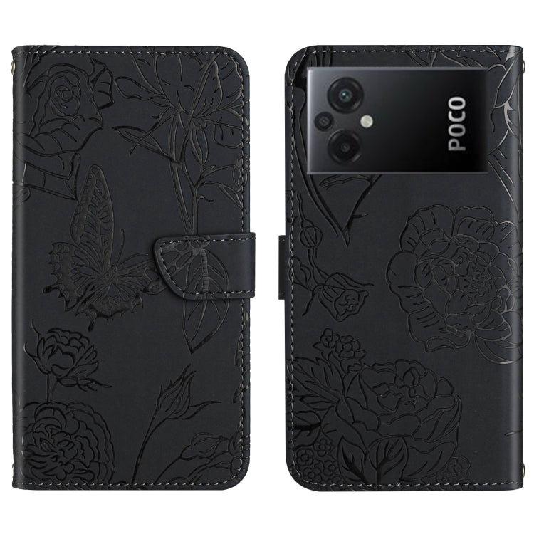 HT03 Skin Feel Butterfly Embossed Flip Leather Phone Case, For Xiaomi Redmi 11 Prime 4G, For Xiaomi Redmi 11 Prime 5G, For Xiaomi Redmi Note 12 China, For Xiaomi Redmi Note 12 Pro 5G China, For Xiaomi Redmi Note 12 Pro+ China/Note 12 Explorer          ...
