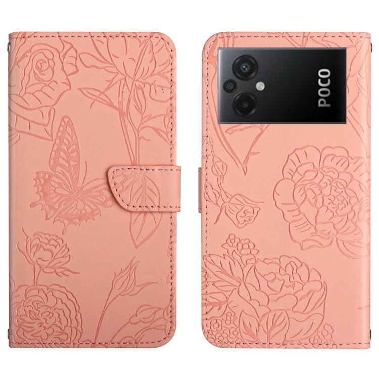 HT03 Skin Feel Butterfly Embossed Flip Leather Phone Case, For Xiaomi Redmi 11 Prime 4G, For Xiaomi Redmi 11 Prime 5G, For Xiaomi Redmi Note 12 China, For Xiaomi Redmi Note 12 Pro 5G China, For Xiaomi Redmi Note 12 Pro+ China/Note 12 Explorer          ...