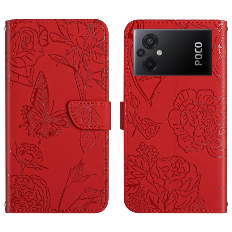 HT03 Skin Feel Butterfly Embossed Flip Leather Phone Case, For Xiaomi Redmi 11 Prime 4G, For Xiaomi Redmi 11 Prime 5G, For Xiaomi Redmi Note 12 China, For Xiaomi Redmi Note 12 Pro 5G China, For Xiaomi Redmi Note 12 Pro+ China/Note 12 Explorer          ...
