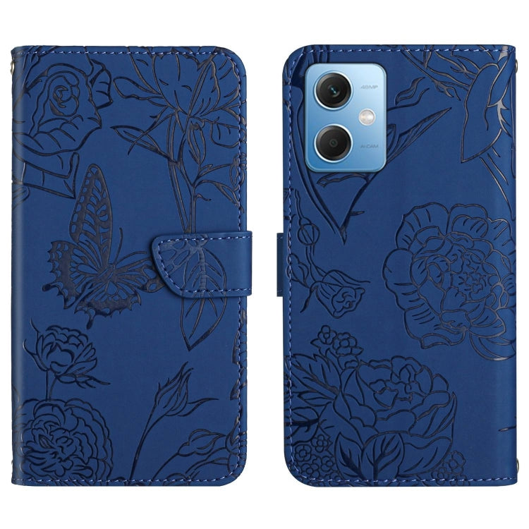 HT03 Skin Feel Butterfly Embossed Flip Leather Phone Case, For Xiaomi Redmi 11 Prime 4G, For Xiaomi Redmi 11 Prime 5G, For Xiaomi Redmi Note 12 China, For Xiaomi Redmi Note 12 Pro 5G China, For Xiaomi Redmi Note 12 Pro+ China/Note 12 Explorer          ...