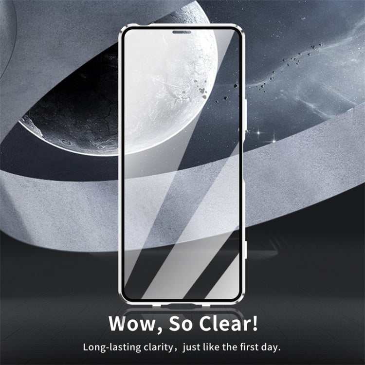 HD Magnetic Metal Tempered Glass Phone Case, For Sony Xperia 5 IV