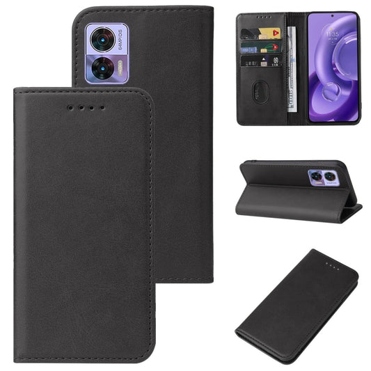 Magnetic Closure Leather Phone Case, For Motorola Edge 30 Neo, For Motorola Edge+ 5G UW 2022/Edge 30 Pro, For Motorola Moto Defy 2021, For Motorola Moto E20/E30/E40/Lenovo K13+, For Motorola Moto E22/E22i, For Motorola Edge 30, For Motorola Edge 30 Ult...