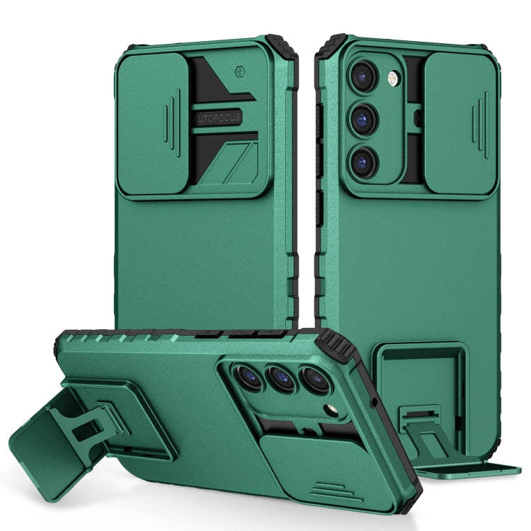 Stereoscopic Holder Sliding Camshield Phone Case, For Samsung Galaxy A04 4G, For Samsung Galaxy S23 5G, For Samsung Galaxy S23+ 5G, For Samsung Galaxy S23 Ultra 5G, For Samsung Galaxy A14 5G