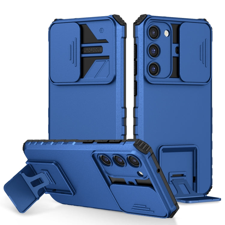 Stereoscopic Holder Sliding Camshield Phone Case, For Samsung Galaxy A04 4G, For Samsung Galaxy S23 5G, For Samsung Galaxy S23+ 5G, For Samsung Galaxy S23 Ultra 5G, For Samsung Galaxy A14 5G