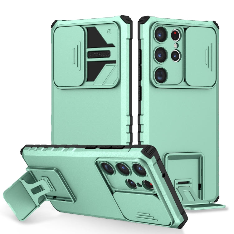 Stereoscopic Holder Sliding Camshield Phone Case, For Samsung Galaxy A04 4G, For Samsung Galaxy S23 5G, For Samsung Galaxy S23+ 5G, For Samsung Galaxy S23 Ultra 5G, For Samsung Galaxy A14 5G